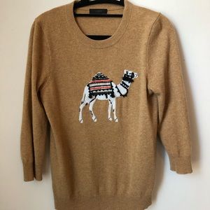 J. Crew camel sweater